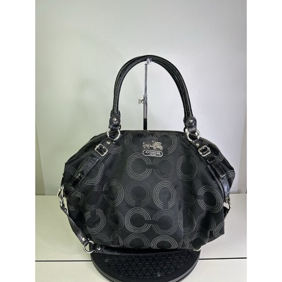 Vintage Black Coach Madison “Sophia” Satchel (Style 1093‑15957) - Picture 1 of 11